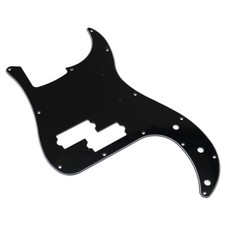 3-Ply P Bass Pickguard PB Scratch Plate for 4 String Precision Bass Black