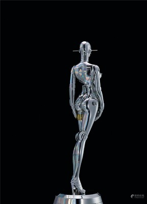 セクシーアンドロイド　インテリア　女性体ロボット　シルバー　メッキ Hajime Sorayama – Sexy Robot Floating Silver (2020) | Limited