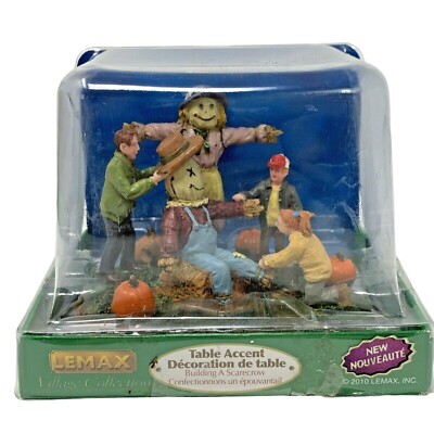Lemax Village Collection Building A Scarecrow Table Accent   2010
