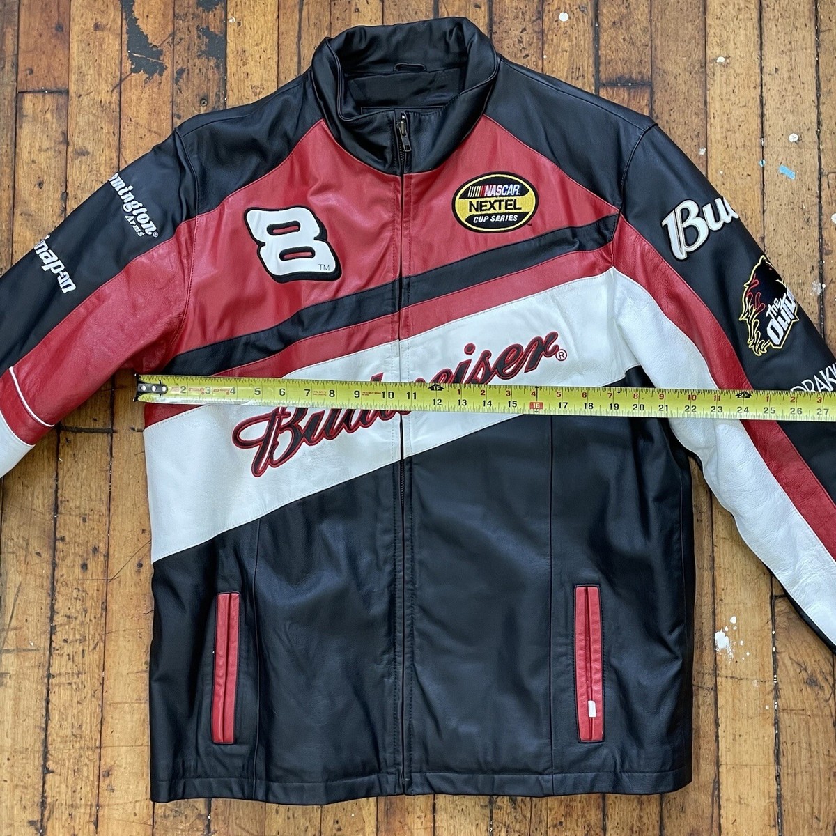 BUDWEISER ~ #8 EARNHARDT Medium Leather Chase Authentics BUDWEISER ~ #8 EARNHARDT Medium Leather Chase Authentics