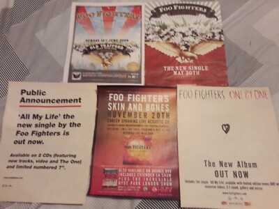 FOO FIGHTERS - original advert / small poster LIVE 2006 best of you ALL MY LIFE
