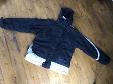 Quicksilver Performance Snowboardjacket Black With Cream And Khaki Stripe Size 2
