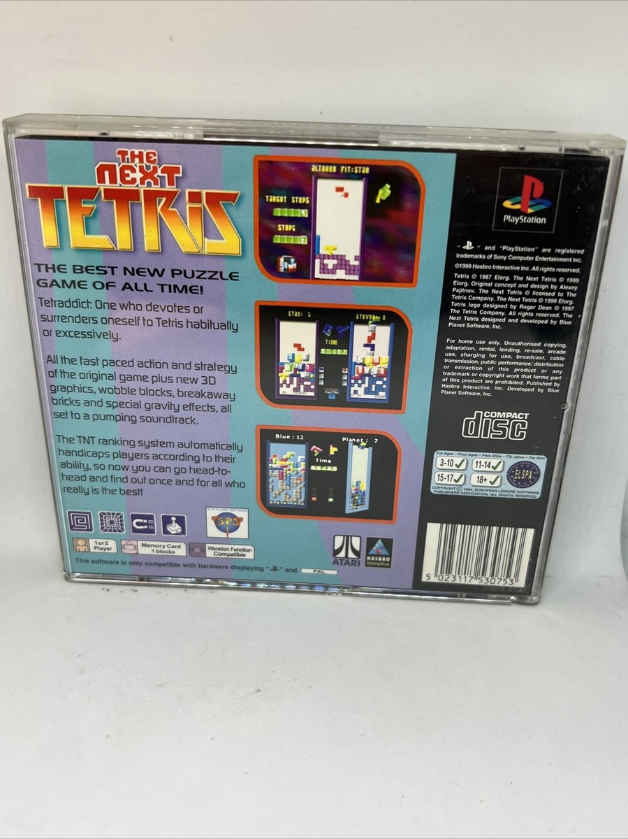 Jeu Playstation 1 The Next Tetris Version PAL Complet - État Comme Neuf - Sortie 1999