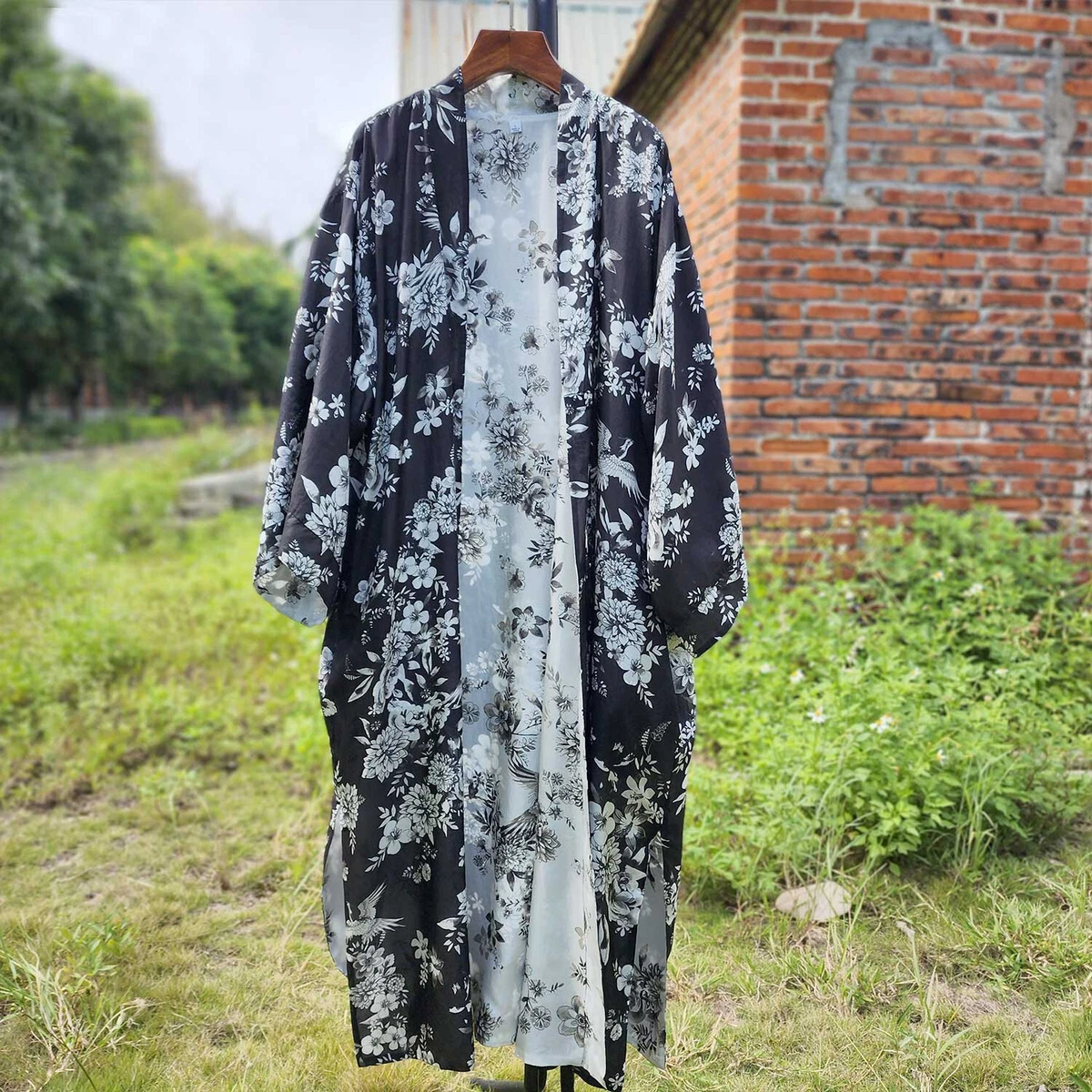 Kimono Johnny Was - 100% Soie - Imprimé Floral - Taille XXL - Neuf Avec étiquette (NWT)