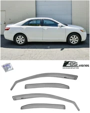 For 07-11 Toyota Camry In-Channel Style Side Window Sun Shade Rain Deflectors