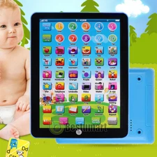 USB Rechargable Baby Kids Tablet Toy Play Music Learning Educational Cell Phone