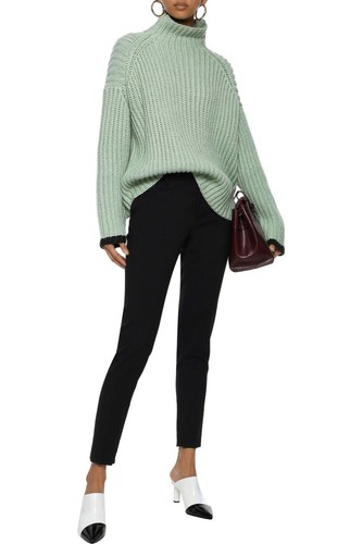 VICTORIA, VICTORIA BECKHAM Ribbed-knit 