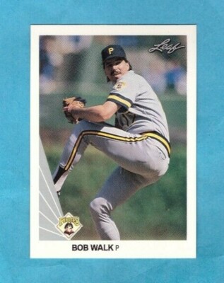 1990 Leaf baseball card #64 Bob Walk Pirates