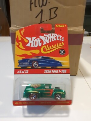 Hot Wheels 56 1956 Ford F-100 Panel Classics Car #4 of 25 Series 1