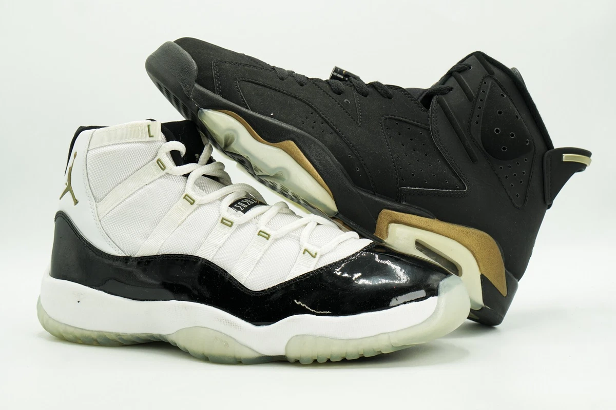New black and gold deals jordans