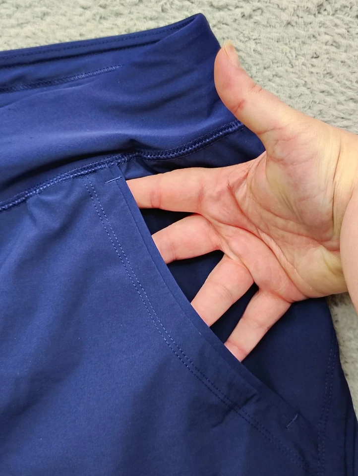 Pantalones cortos de natación Lands End para mujer de 11” azul marino 18 nuevos sin etiquetas 516335 Foto 4 de 4