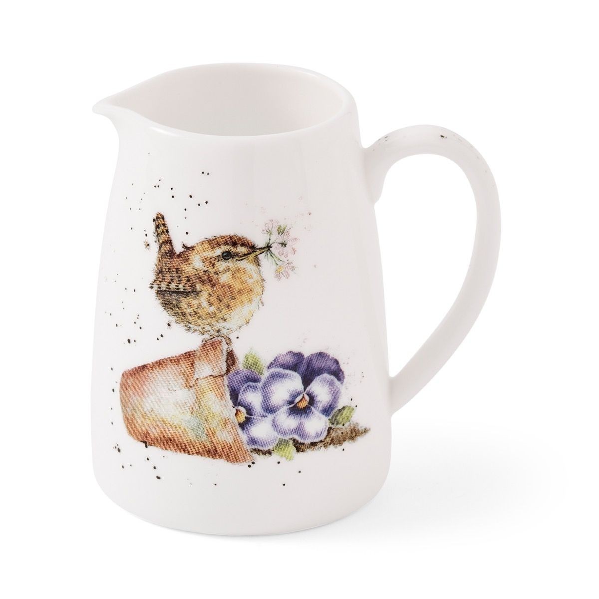 Wrendale Designs Wren in Pot Design Posy Jug Fine Bone China New Home Gift Ideas