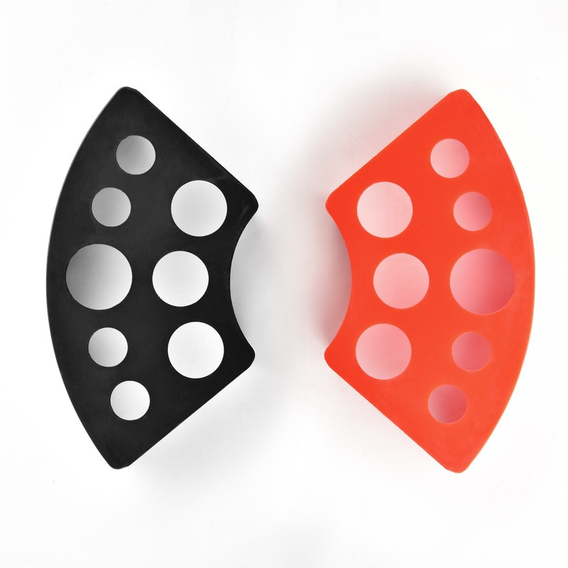 2pcs Tattoo Pigment Ink Caps Cup Holder Stand 8 Holes Plastic for Tattoo Machine