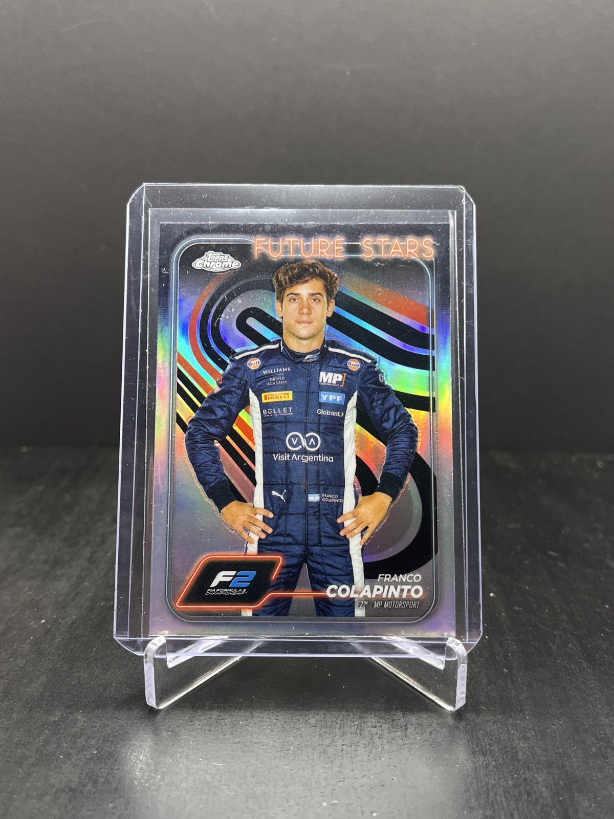 2024 Topps Chrome Formula 1 F1 Franco Colapinto Future Stars Refractor #24 (A)