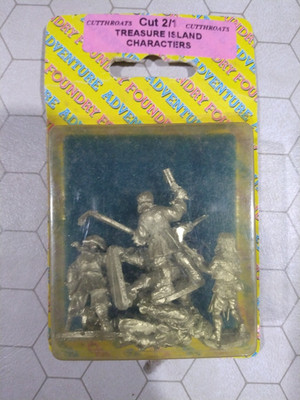 Adventure Foundry Cutthroats Treasure Island Characters 7 Miniatures - New Rare