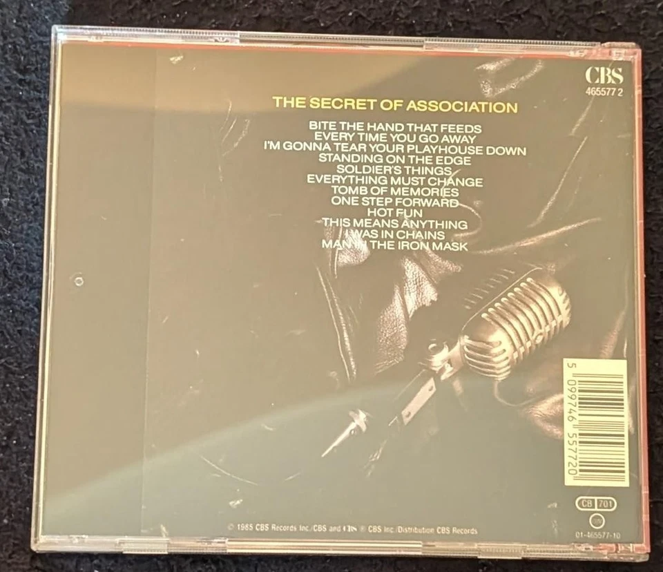 CD Paul Young - The Secret of Association / Album 1985 / Pressung CBS 465577 2 - Bild 2 von 2