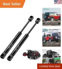 Hands-Free Auto Support Struts for Jeep Wrangler 2007-2010 - Carbon Steel 2-Pack