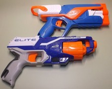 Nerf N Series Agility Blaster 2023 and Elite Disruptor 2016 , Lot of 2