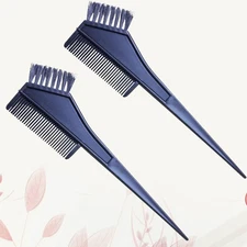 2 Pcs Hair Coloring Kit Dye Tools Reusable Brush Broom Blerach Tinting
