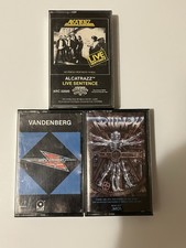 TRIUMPH ALCATRAZZ VANDENBERG Lot of 3 Cassette Tapes Tested 1980s Metal Rock