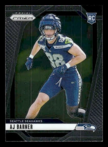 2024 Panini Prizm #304 AJ Barner Rookie Seattle Seahawks