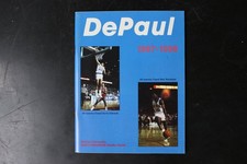 DePaul 1987-1988 Kevin Edwards Rod Strickland Basketball Media Guide