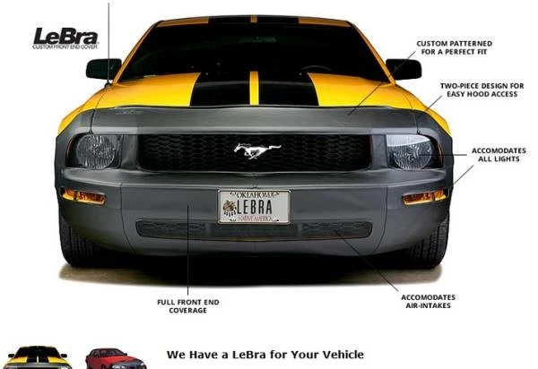 Sujetador con cubierta frontal LeBra para Plymouth Laser 1992-1994 CoverCraft 55417-01 Foto 3 de 4