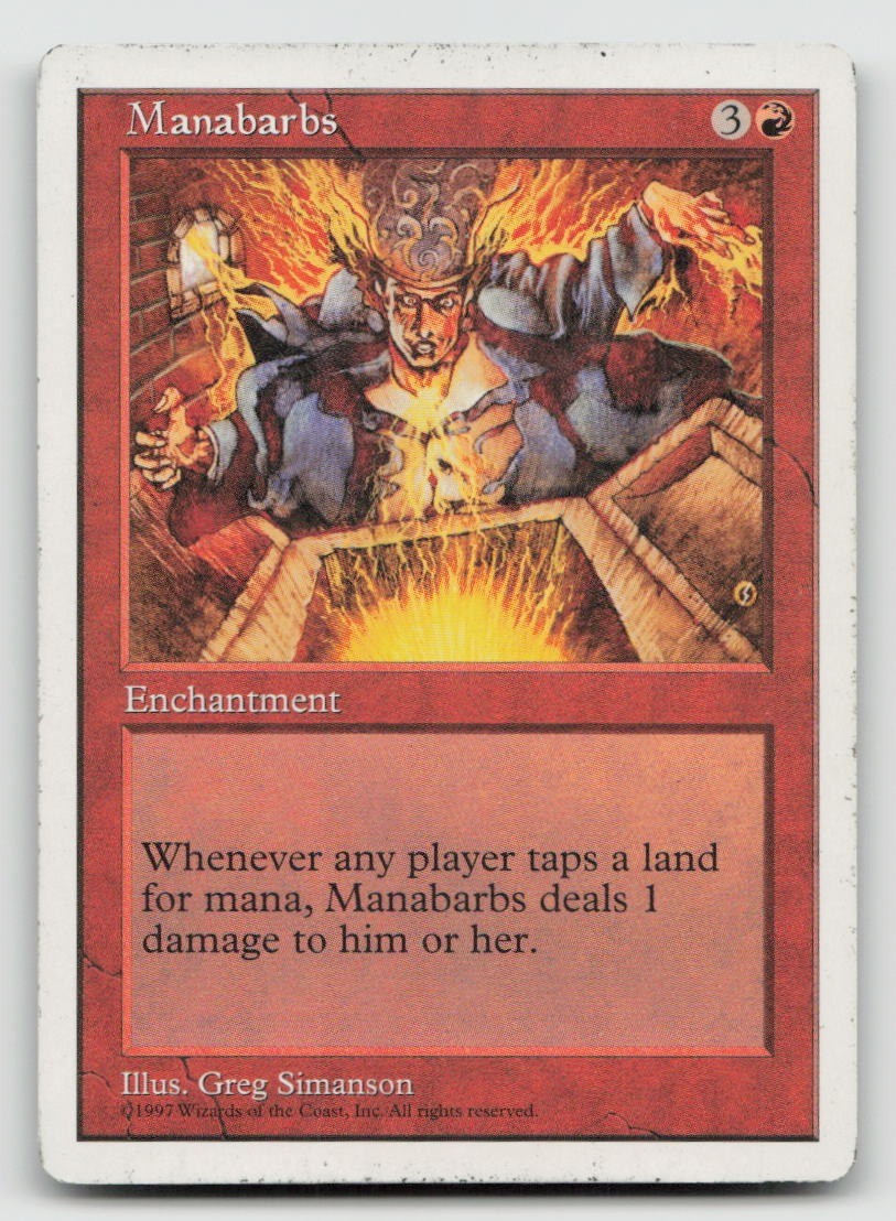 Magic: The Gathering Manabarbs Fifth Edition MP