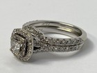 NEIL LANE 14K Gold Natural Diamond 1 CT TW Halo 2pc Wedding Set 5.6g Size 6.5 — photo 8