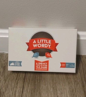 Exploding Kittens a Little Wordy Tile Game 2023 Mint And Complete 