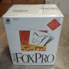 NOS Microsoft FoxPro v 2.5 for Windows 3.5 Relational Database Management Syst