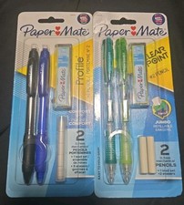 2x Paper Mate Mechanical Pencils 0.7mm One Profile One Clear Point N1