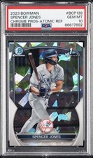 2023 BOWMAN CHROME PROSPECTS ATOMIC REFRACTOR #BCP139 SPENCER JONES PSA 10