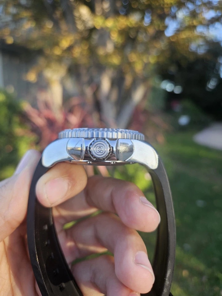 DEEP BLUE AUTOMATIC BLACK DIAL SKELETON DIVER Watch 40MM - Image 4 of 4