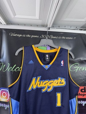 RARE Authentic adidas J.R. Smith #1 Nuggets ALTERNATE NBA