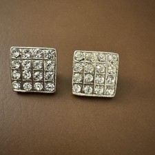 Rhinestone Accessory Toe Clips .75  Square Bling Glitz Glamour