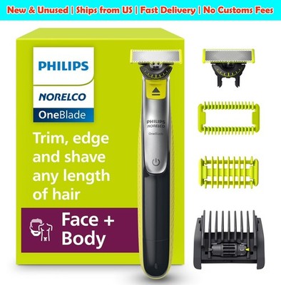 Philips Norelco OneBlade 360 Face Body Hybrid Electric Trimmer QP2834/70 NEW