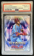 2023 Topps Kyle Schwarber Stars of MLB Chrome #SMLBC-53 Phillies PSA 10 GEM MINT