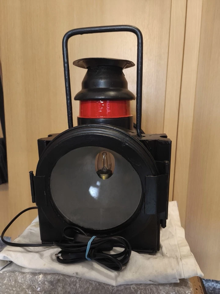 Signallampe Deutsche Reichsbahn Elektrisch Umgerüstet - Nostalgisch