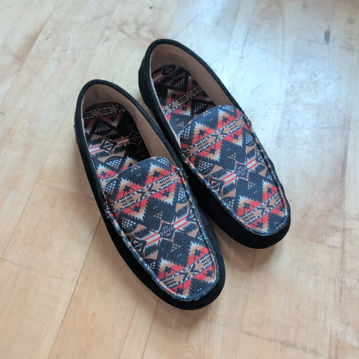 Pendelton Men’s Slippers Harding Denim   Shearling Lined Size 8-M PM2482-421 New New PENDLETON Men main image 3