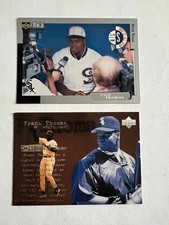 (2) 1998 FRANK THOMAS UP DECK-COLLECTOR'S CHOICE ALL STAR#60-DEFINE THE GAME#143