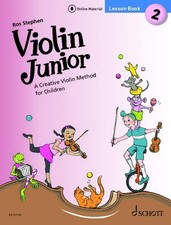 Violin Junior: Lesson Book 2 by Ros Stephen German 
