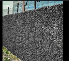 Artificial Grass Privacy Fence Roll – Black – 2.5m x 10m UK STOCK  FAST DELIVERY