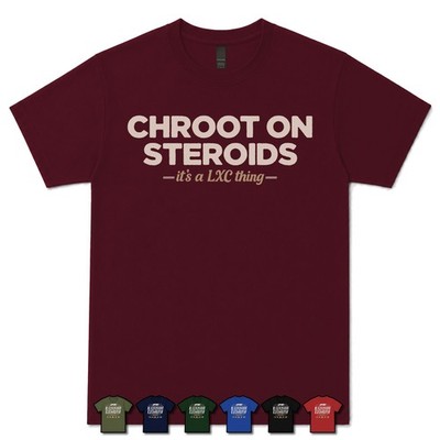 CHROOT ON STEROIDS LXC DEVELOPER T-SHIRT containers|virtualisation