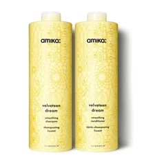 Amika Velveteen Dream Smoothing Shampoo & Conditioner 33.8 oz Duo