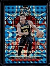 2023-24 Panini Mosaic #24 Bogdan Bogdanovic Reactive Blue