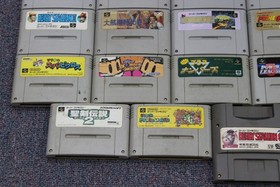 WHOLESALE LOT 24 Nintendo Super Famicom Games SFC Japan Import SNES UNTESTED #8