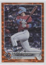 2022 Topps Series 2 Orange Foilboard 131/299 Payton Henry #611 0g03