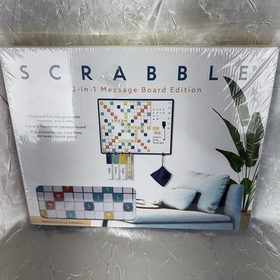 WS Game Company Scrabble 2-in-1 Message Board Edition