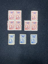 Vintage ~ 1960s ~ Martin Oil Service Inc Value Stamps ~ 25 (7) & 5 (3)